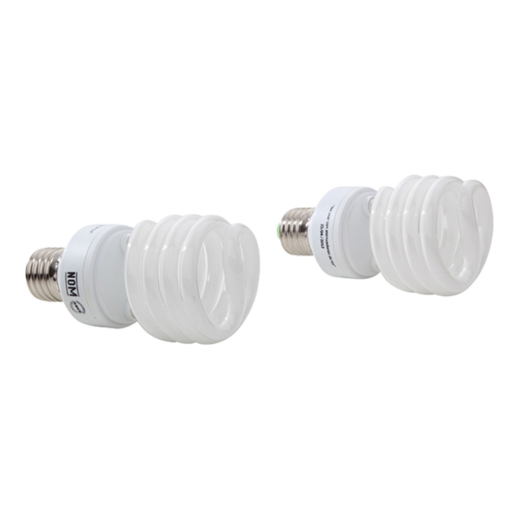 Foco Ahorrador 23W ilumina 100W 2 Pack