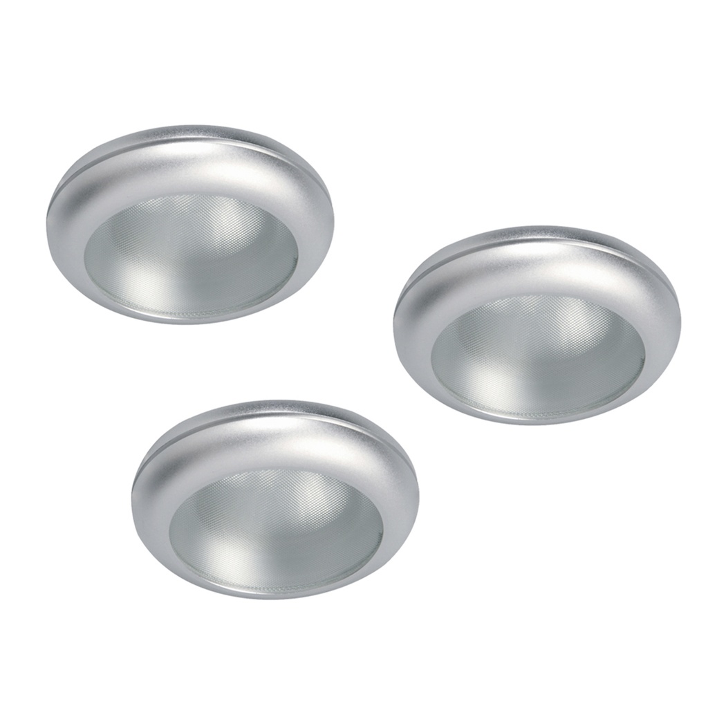 Lámpara Empotrable Lumicentro Níquel Satinado 1 Luz MR16