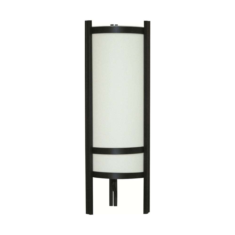 Lampara de mesa E27 1 Luz 60W acabado negro mate