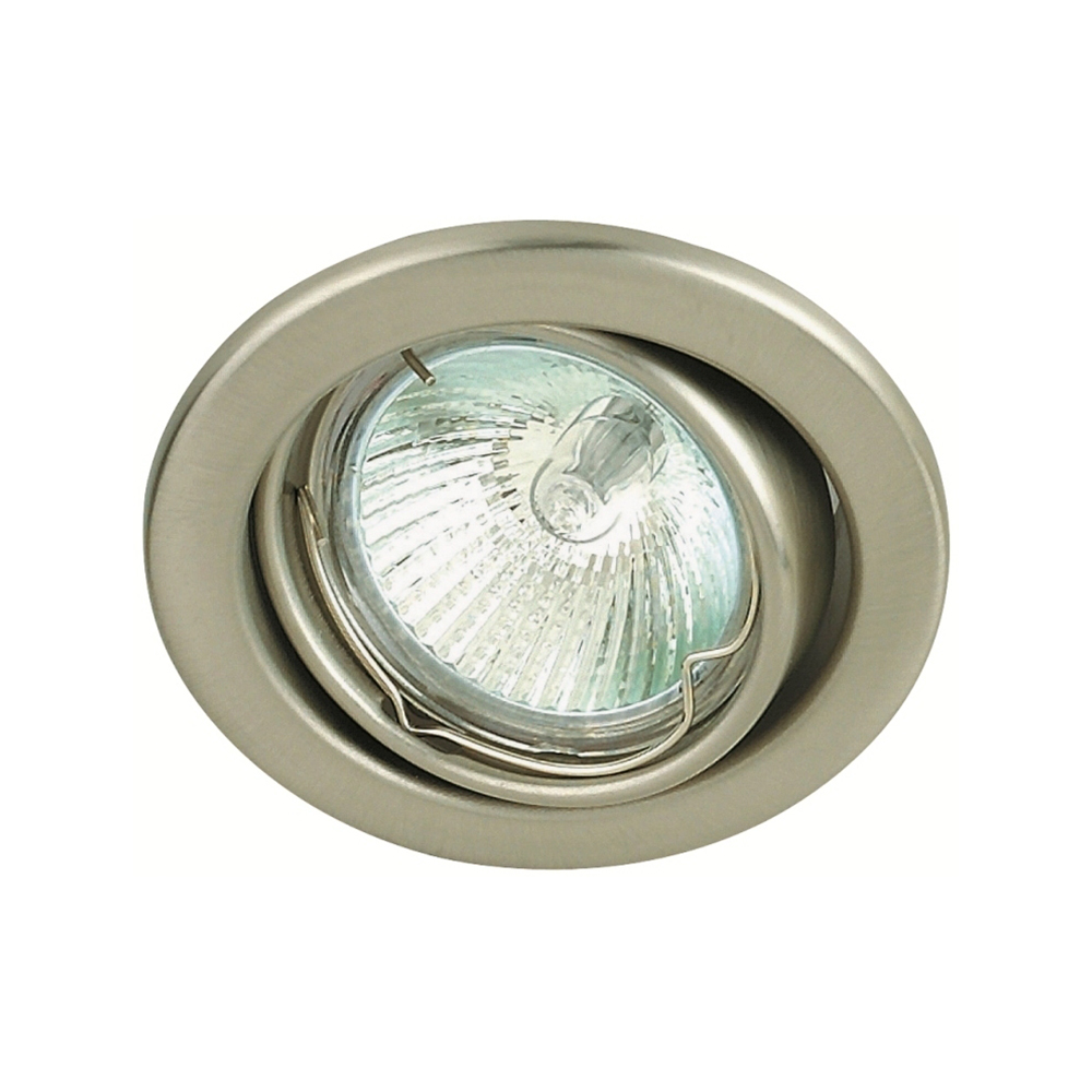 Lampara De Techo Niquel Satinado 1 Luz, 50W