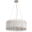 Lámpara Colgante Color Blanco Brillante 40 W de 8 Luces