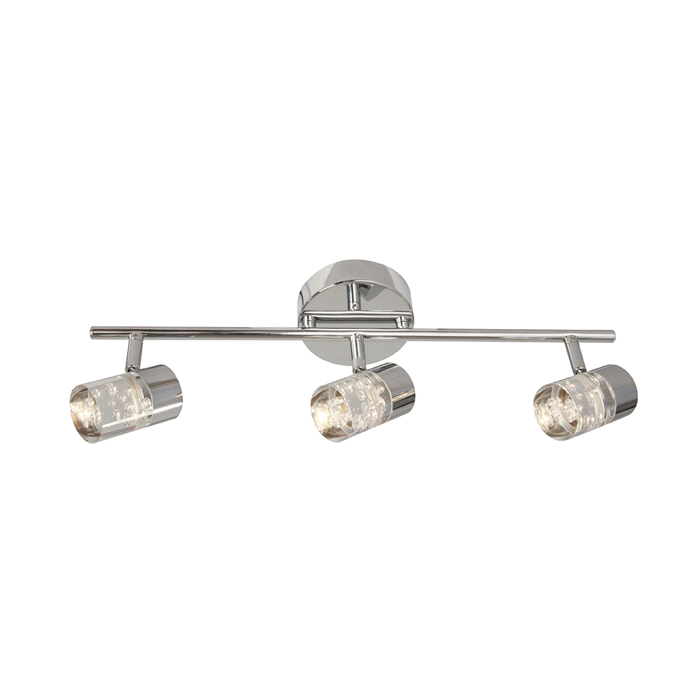 LED Riel dirigible Cromo 3L