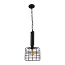 Lámpara Colgante Lumicentro Color Negro Mate de 1 Luz