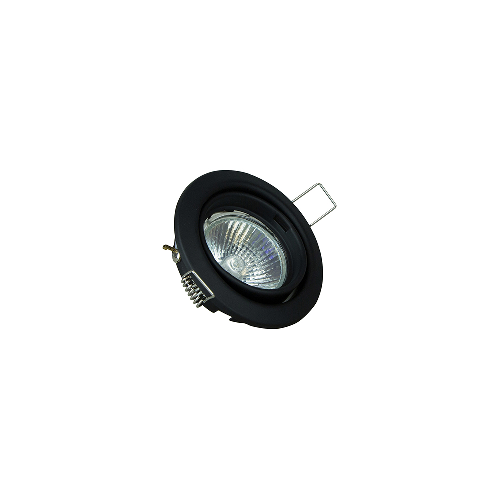 Lámpara Empotrable Lumicentro Color Negro de 1 Luz