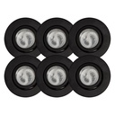Lámpara empotrable de Techo Lumicentro Color Negro de 1 luz