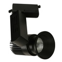 Lámpara de Riel Spotlight LED de 24 W Color Negro 1 Luz