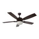 Ventilador De Techo 52" Bronce 2L E27 40W Con Control De Pared
