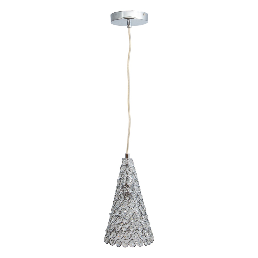 Lámpara Colgante Ike Lite Cromo 1 Luz 40W E27