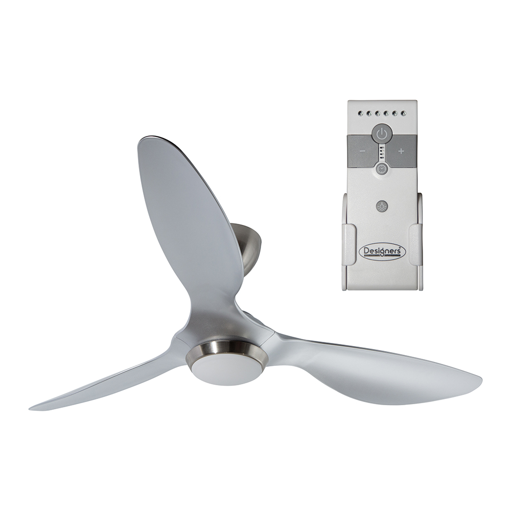 Ventilador LED 52" Níquel Satinado 20W Incluye Control Remoto