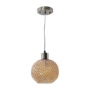 Lámpara de Techo Ike Lite Moderna Ambar 40W E27 1 Luz