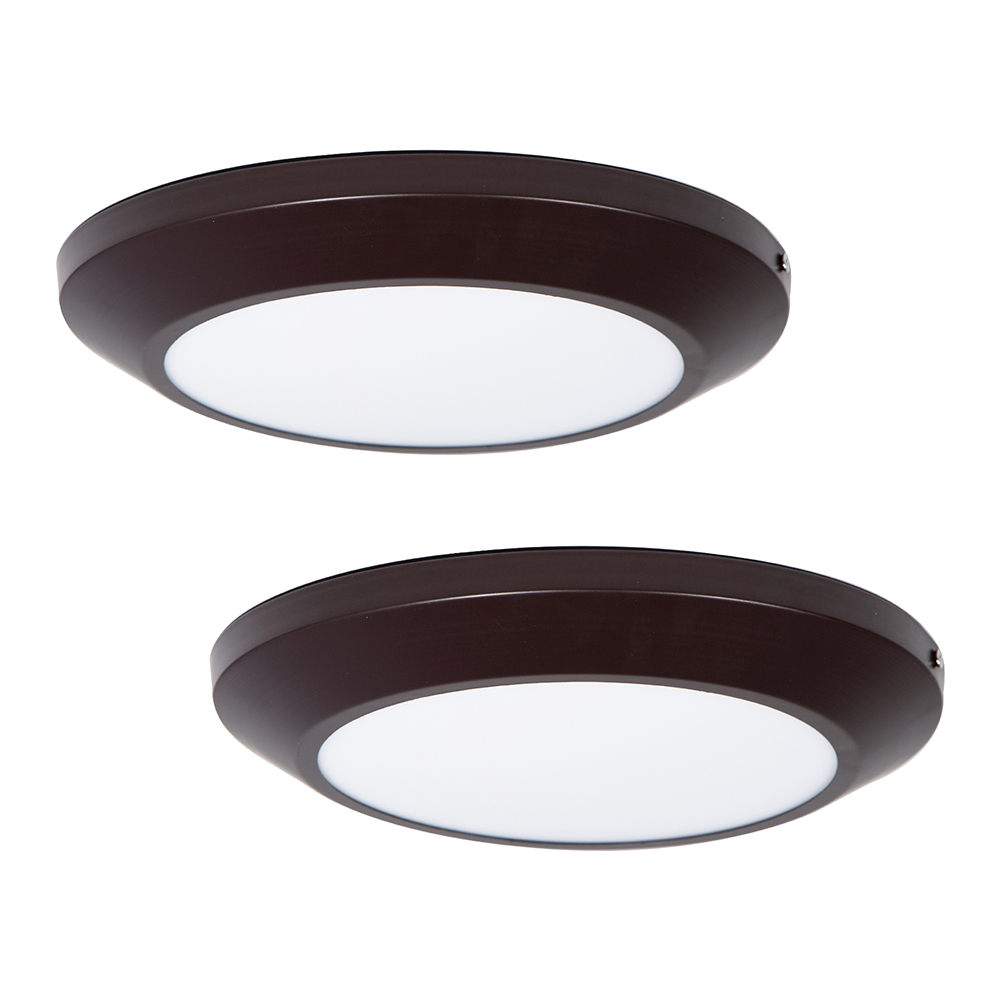 Lámpara de Techo LED Chocolate 18w 6500k 2 piezas