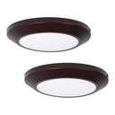 Lámpara de Techo LED Chocolate 18w 6500k 2 piezas