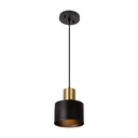Lámpara Colgante Negra 1 Luz E27 60W