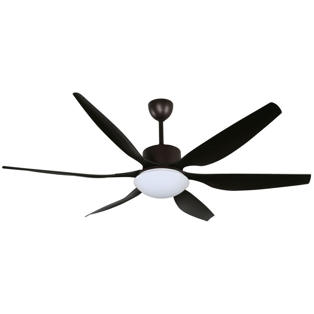 Ventilador De Techo 66 pulgadas Chocolate 2L E27 8W Con Control Remoto (Dc Motor)