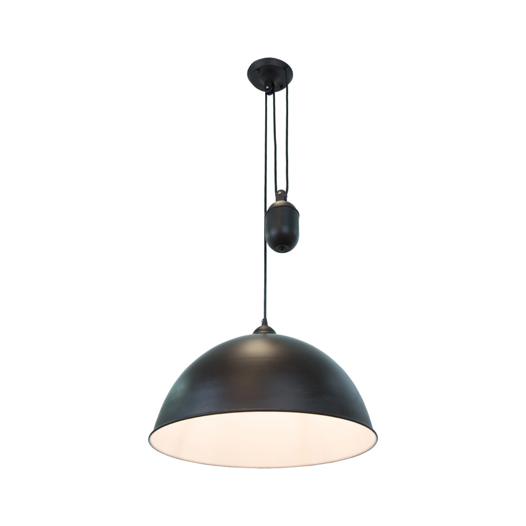 Lámpara Colgante Artistica con Polea de 60 W 1 luz