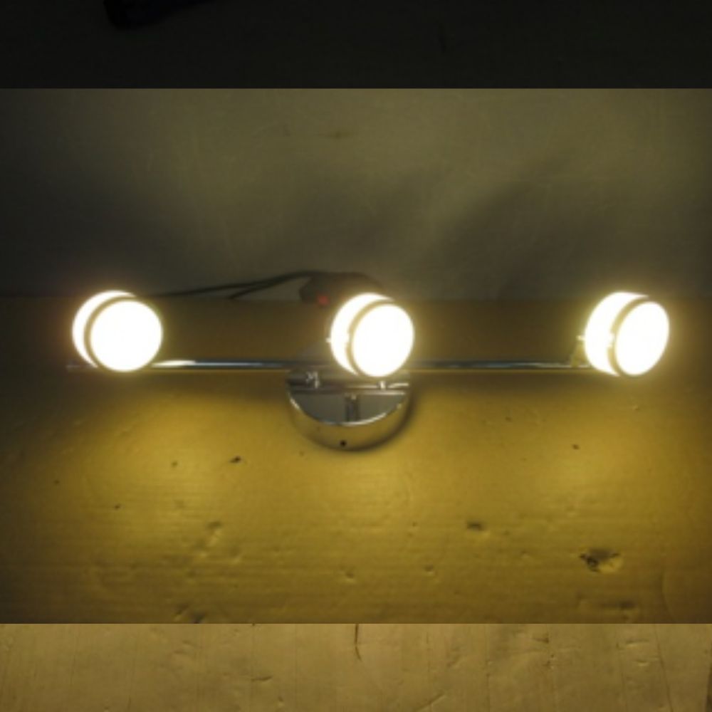 Riel niquel satinado 3 Luces 5w 3000k