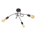 Lámpara de Techo Araña Chocolate Vintage E27 40w 3 Luces