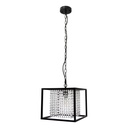 Lámpara Colgante Moderno Negro 40w E27 1 Luz