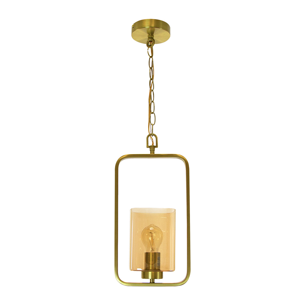 Lámpara Colgante Lumicentro Color Dorado 60 W de 1 Luz