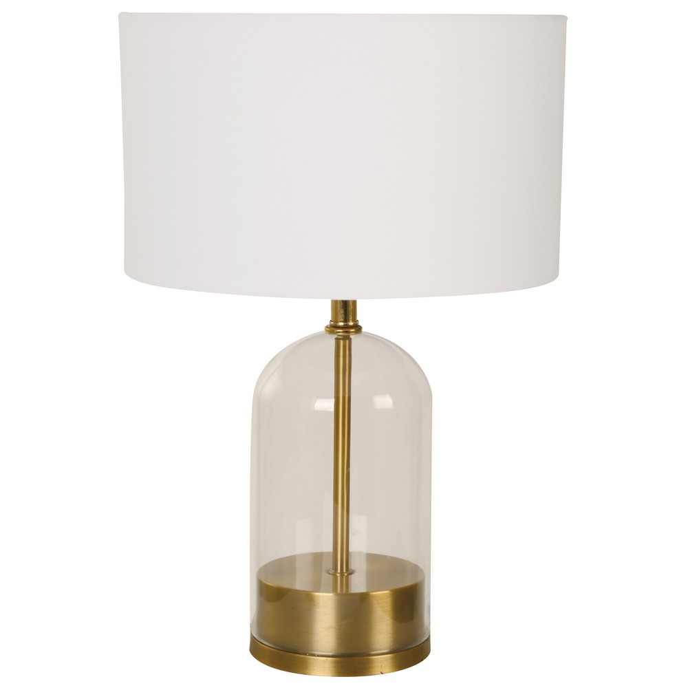 Lámpara de Mesa, Dorado 1L E27 100W