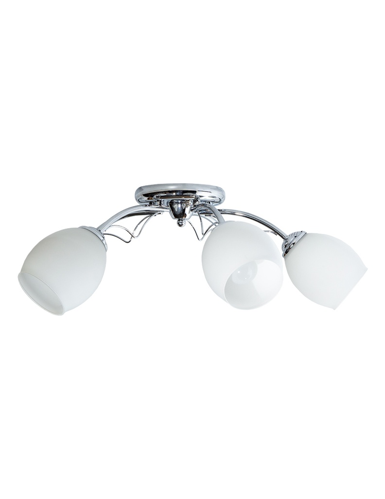 Lámpara de Techo Ike Lite Color Cromo 40 W E27 de 5 Luces