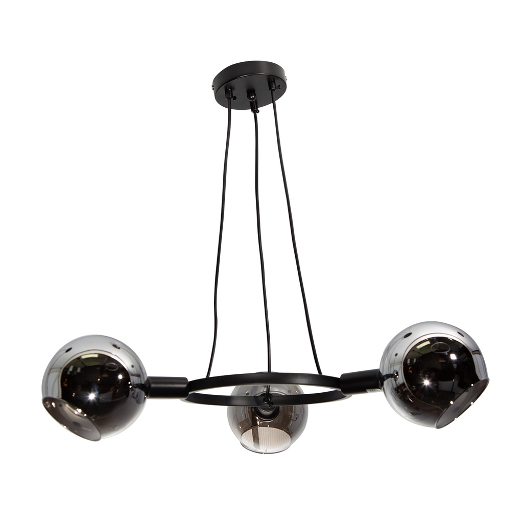 Lámpara Colgante Blanco Mate 3 Luces E27 40W