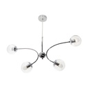 Lámpara Colgante Cromo 4 Luces  E27 40w