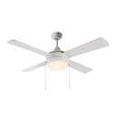 Ventilador De Techo 48" 4 Aspas 2L E27 Con Control De Cadena.