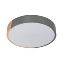 Lámpara de Techo  Empotrable LED 18W Madera Rústica Clara