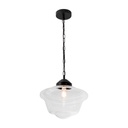 Lámpara Colgante  Negro Mate 60W  E27 1 Luz