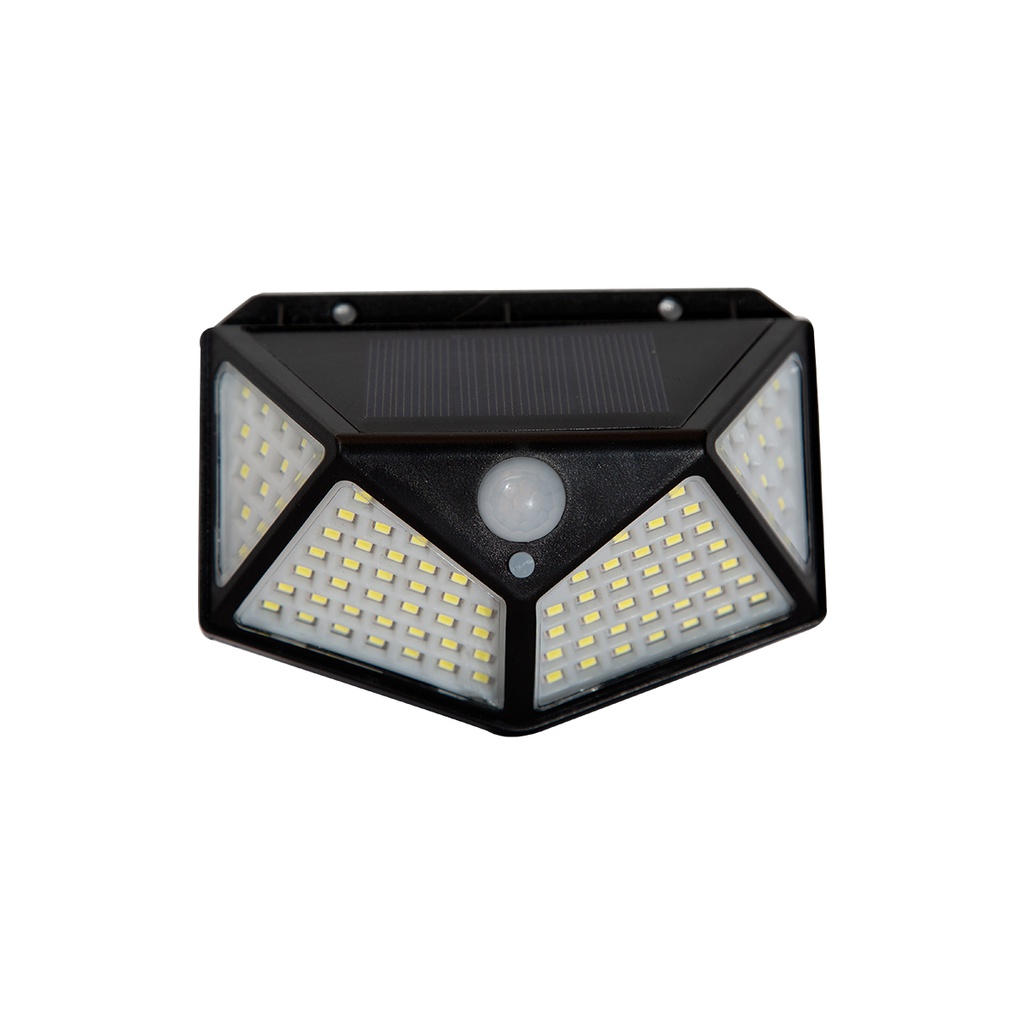 Lámpara Solar Jardín Sensor Exterior 2 Piezas Y 3 Modos