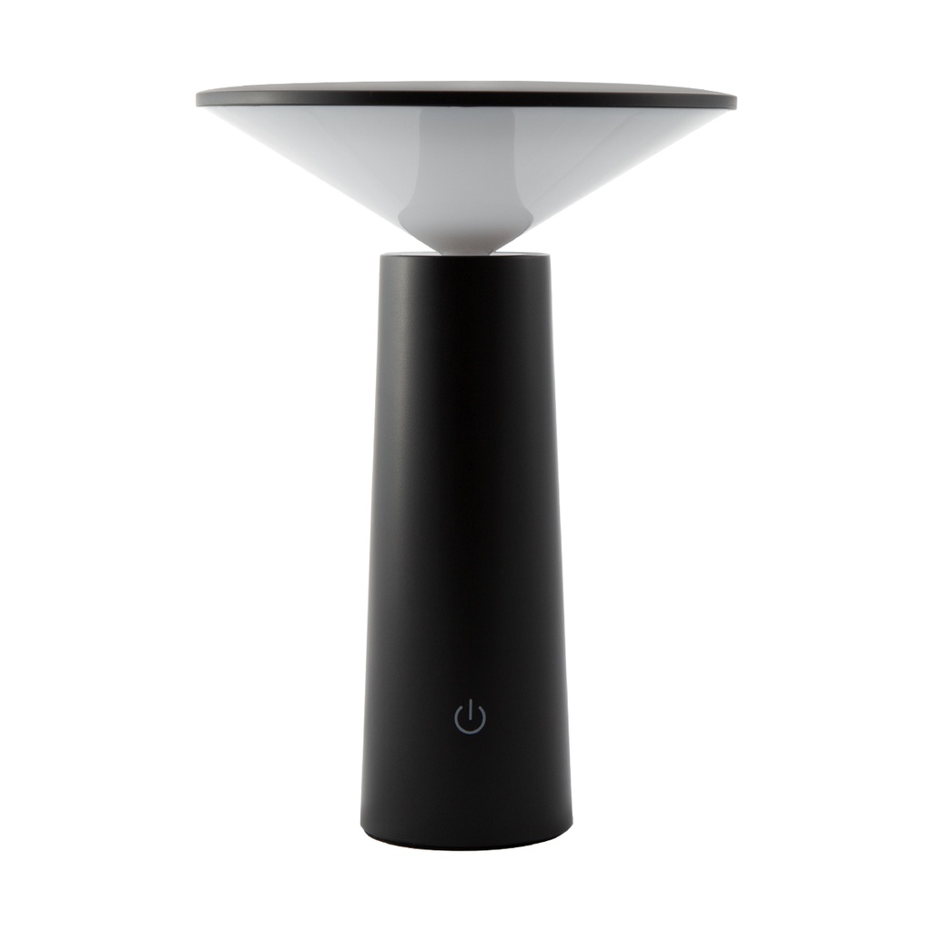 Lámpara de Mesa LED Negro Sensor Tactil Dimeable 4w