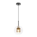 Lámpara Colgante Opulent Lighst Negro Dorado E27 40w 1 Luz