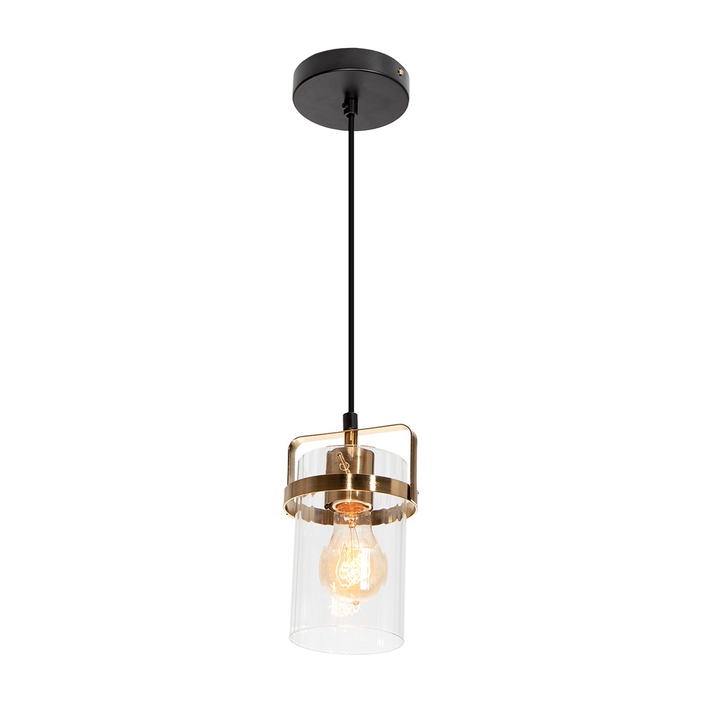 Lámpara Colgante Opulent Lights Negro Bronce E27 60w 1 Luz