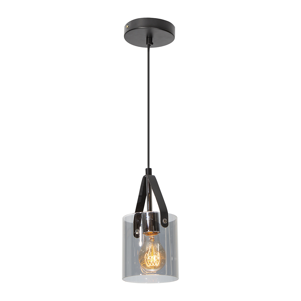Lámpara Colgante Modern Luxe Negro E27 10w 1 Luz