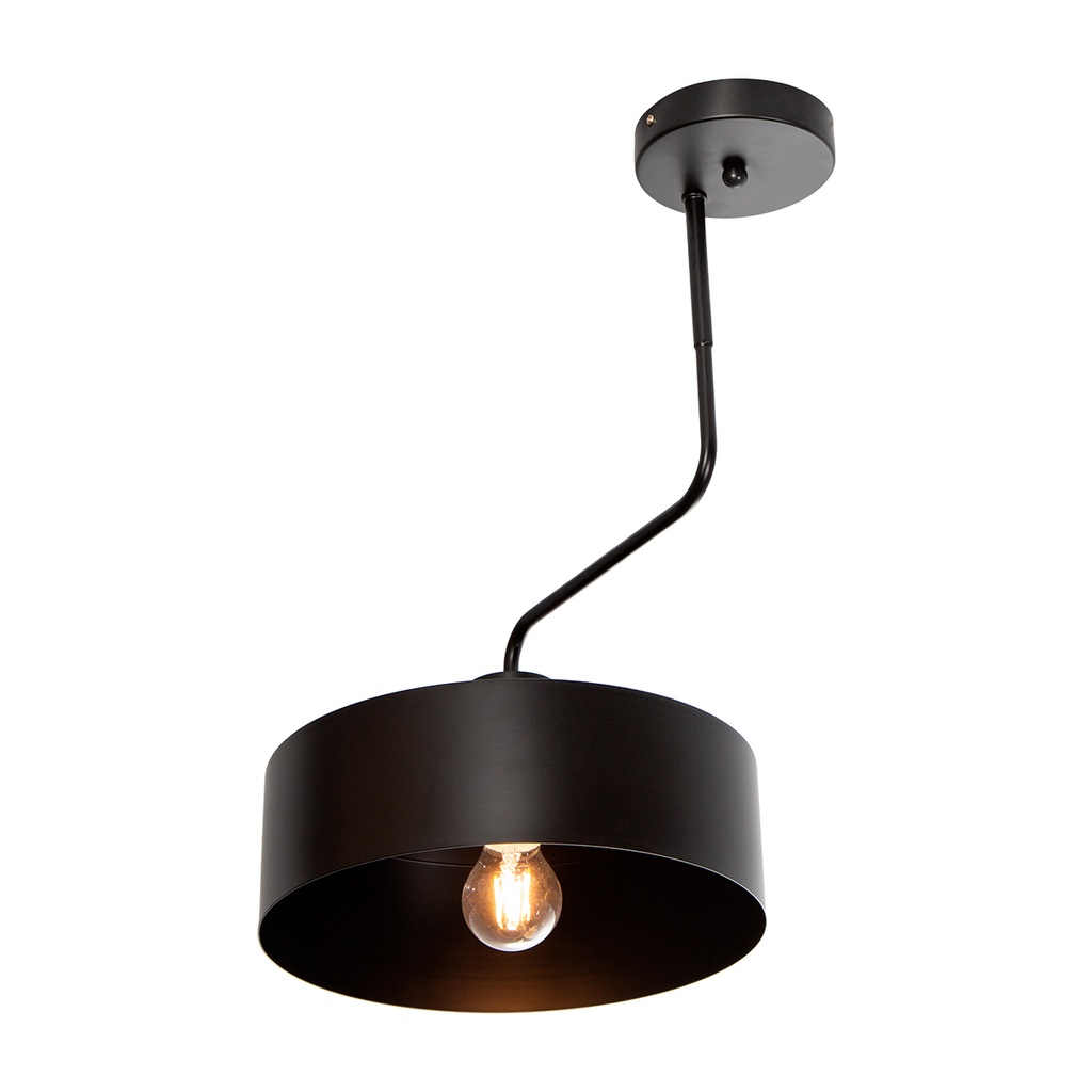 Lámpara de Techo Dark Decor Negro E27 40w 1 Luz