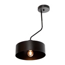 Lámpara de Techo Dark Decor Negro E27 40w 1 Luz