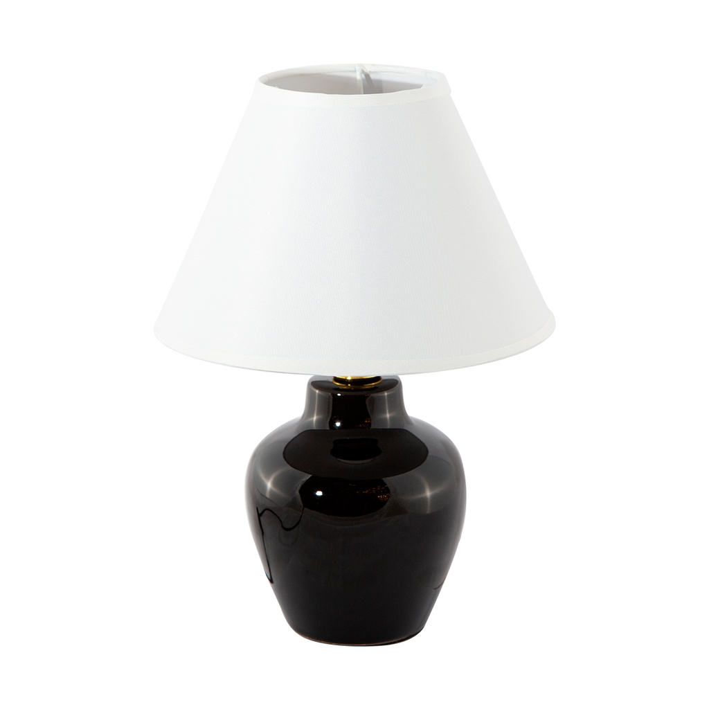 Lámpara de Mesa Dark Decor Negro E27 40w 1 Luz