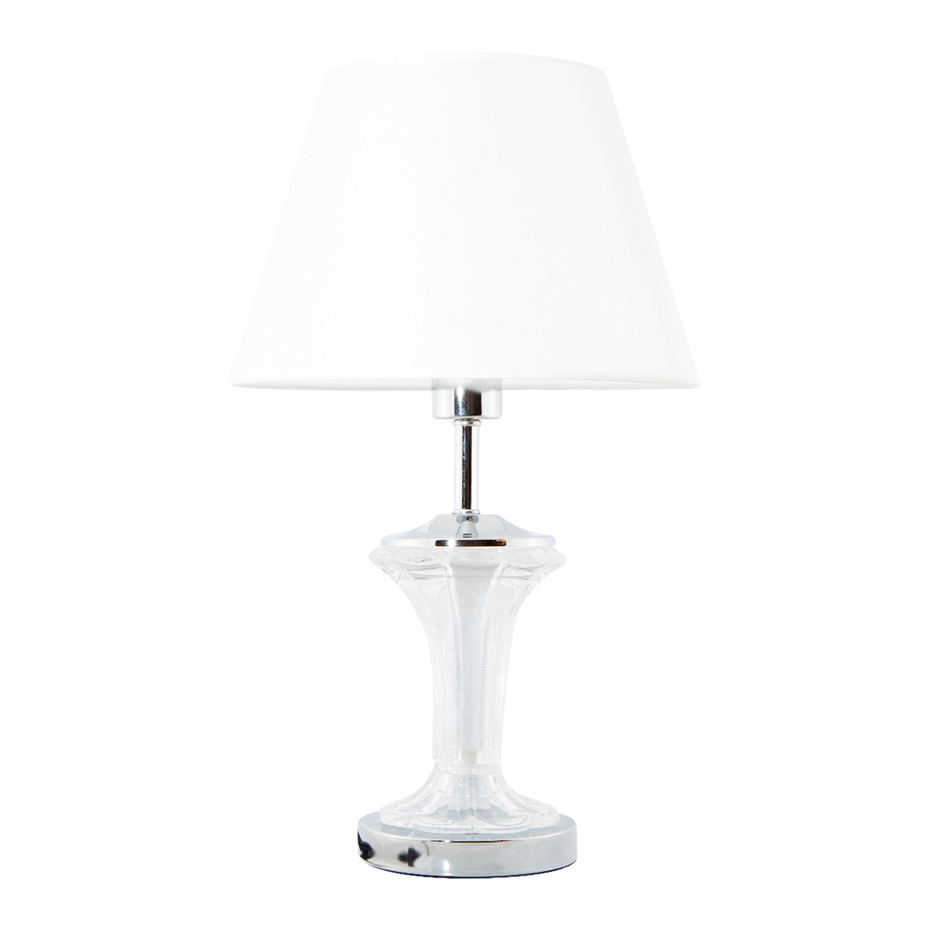 Lámpara de Mesa Clásico Blanco E27 60w 1 Luz