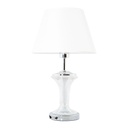 Lámpara de Mesa Clásico Blanco E27 60w 1 Luz