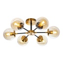 Lámpara de Techo Opulent Niquel Satinado E27 40w 6 Luces