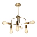 Lámpara Colgante Sputnik Latón G100 E27 40w 6 Luces