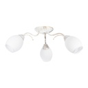 Lámpara Techo Blanco Mate E27 40W 3 Luces