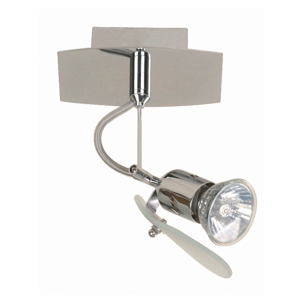 Riel Decorativo Acero Cromo Gz10 50w 1 Luz
