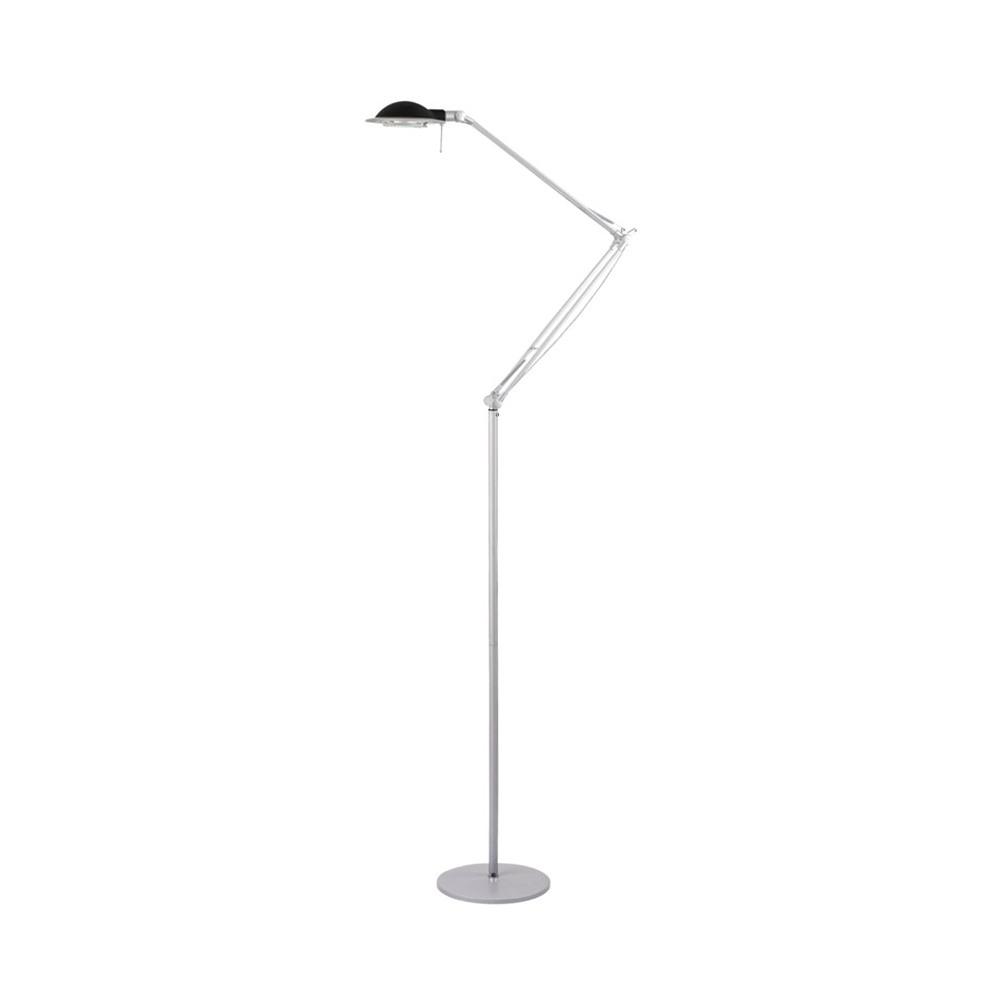 Lámpara de piso 1 Luz G9 40W acabado en negro