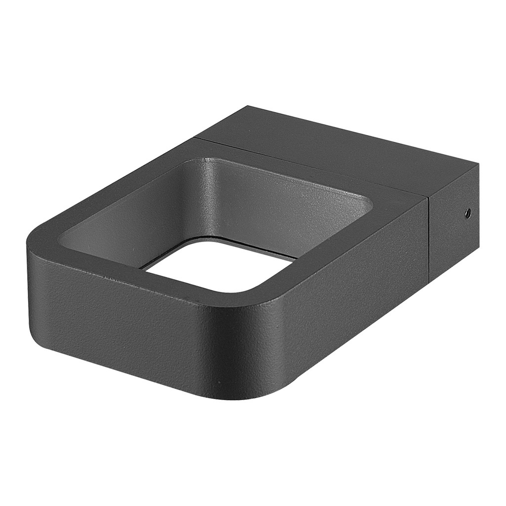 Arbotante aluminio 1 luz 7W LED Cree Grafito