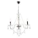 Lámpara Colgante Lumicentro Color Cromo 60 W de 3 Luces