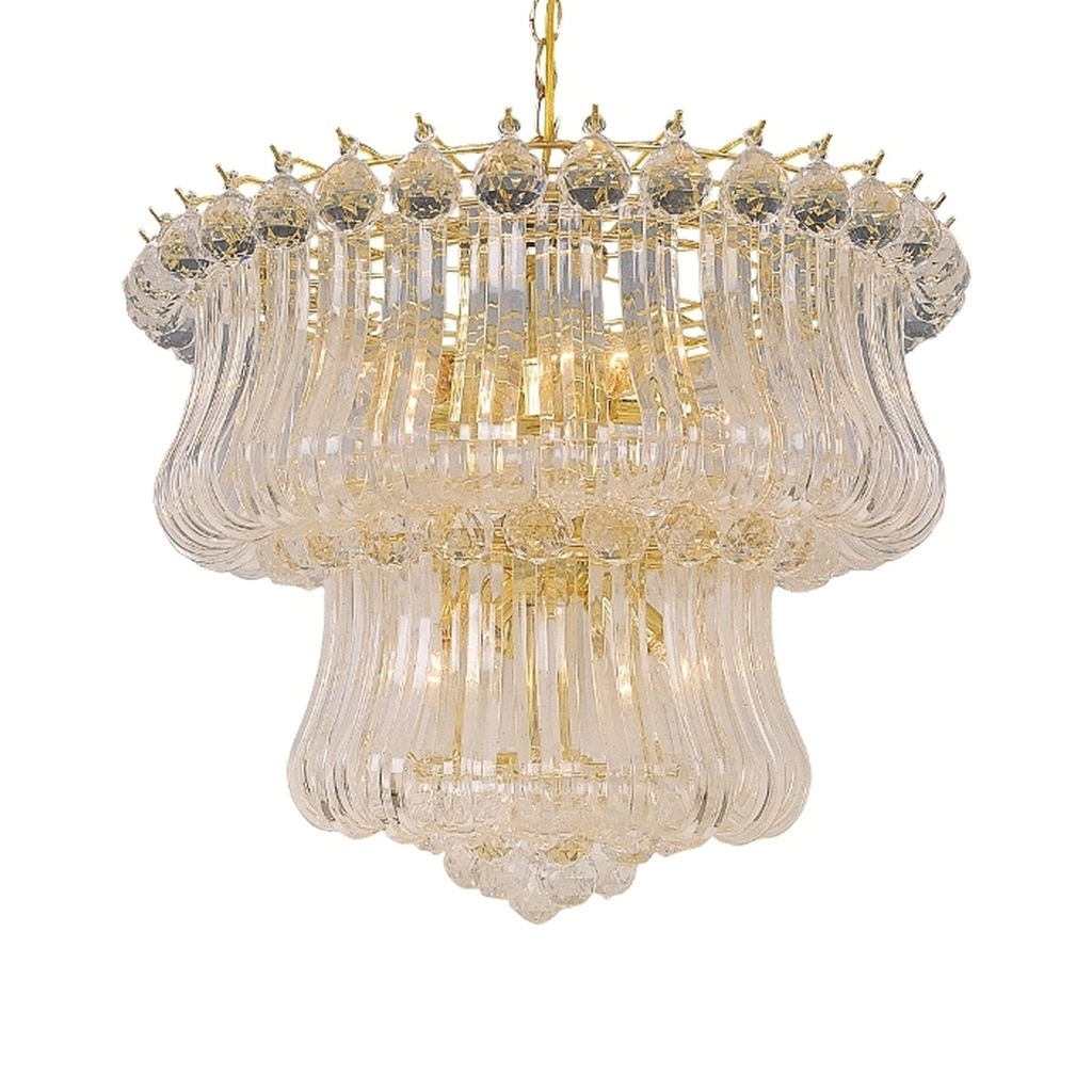 Lámpara Colgante E-12 8 Luz 60W