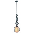 Lámpara Colgante Artistica de Color Negro 60 W de 1 Luz