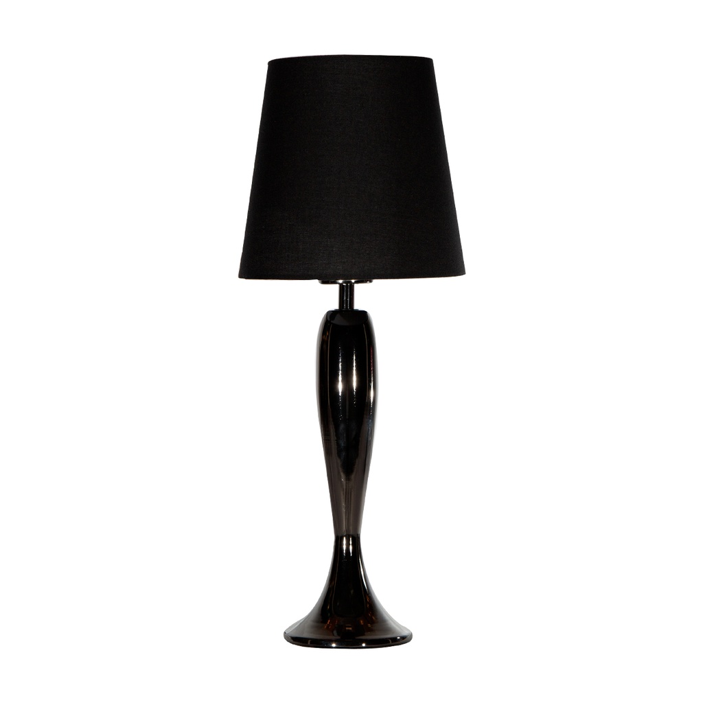 Lámpara de Mesa Moderno Negro 40w E27 1 Luz